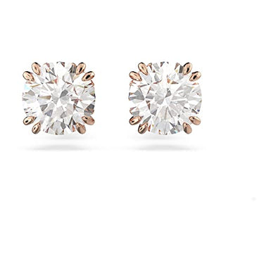 Swarovski Stilla Earrings, Rhodium-plated stud earrings with clear Swarovski crystals on sale